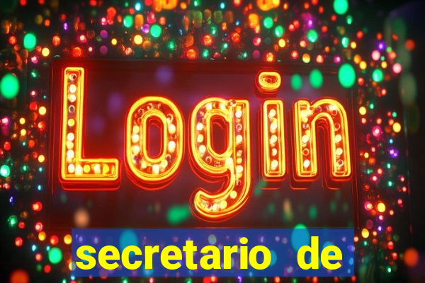 secretario de esporte salario